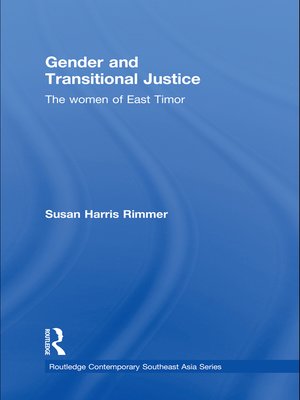 cover image of Gender and Transitional Justice